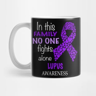 in this family no one fights lupus alone Mug